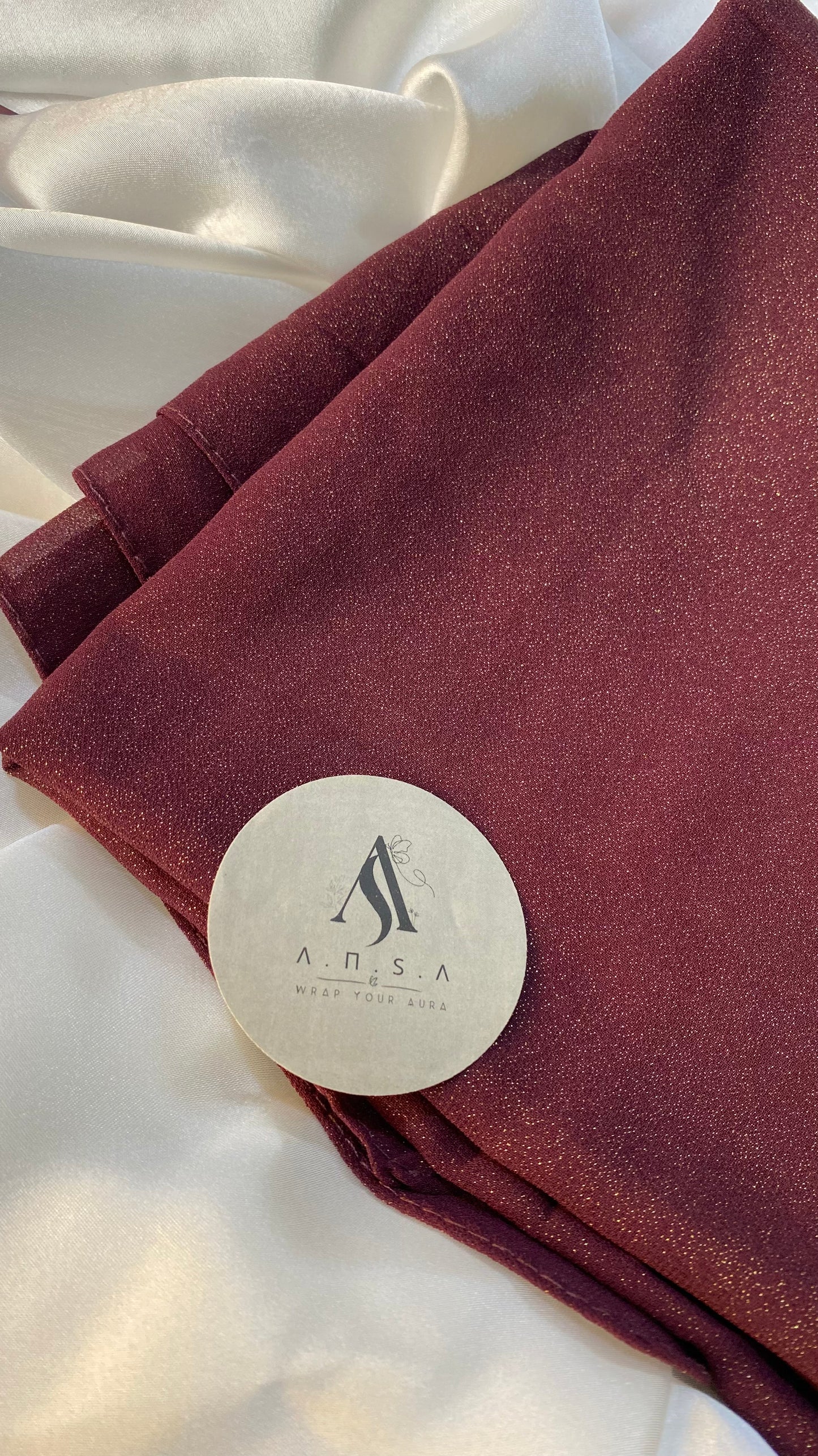 Shimmer Chiffon-Plum