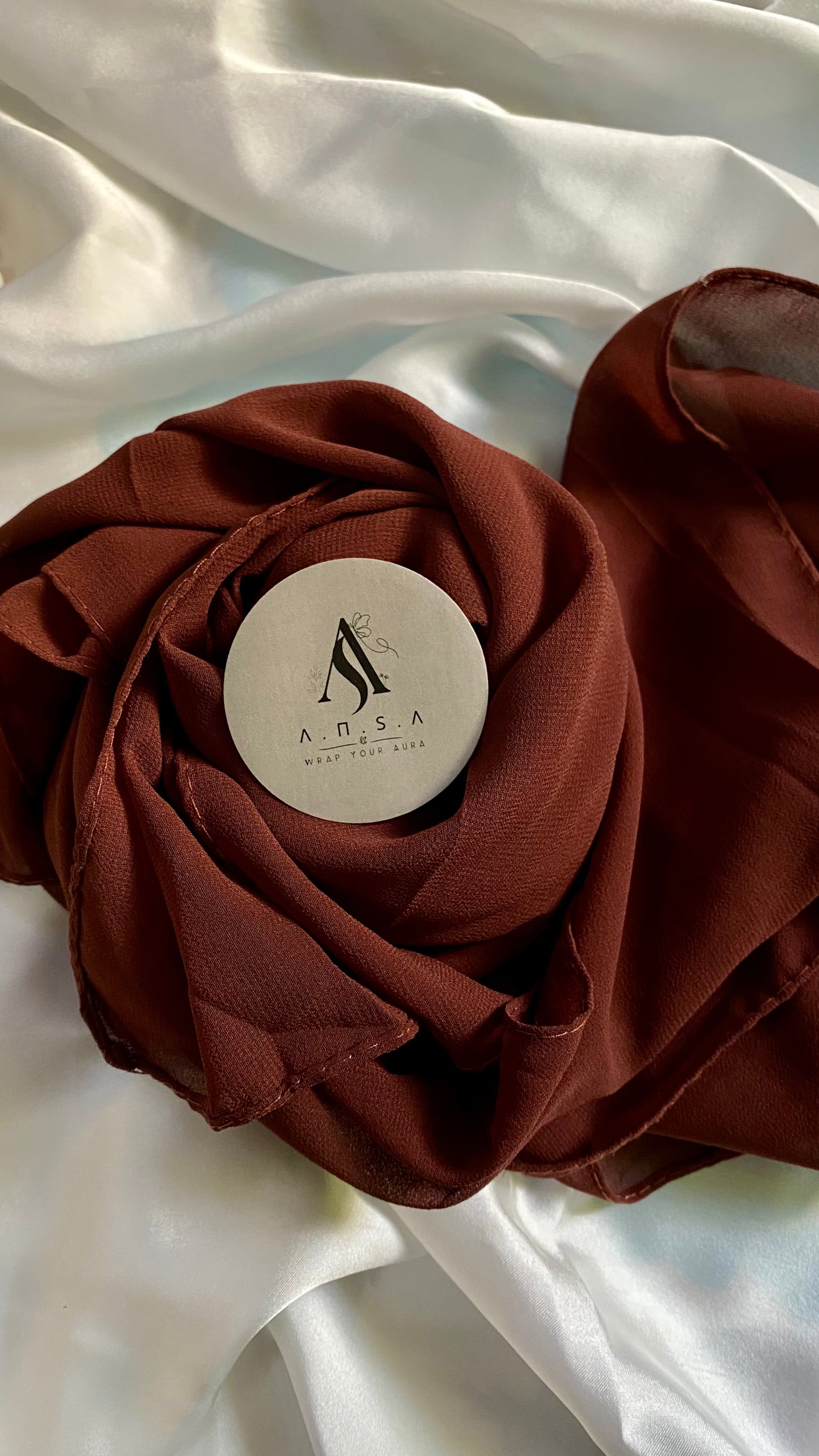 Chiffon Georgette-Brown