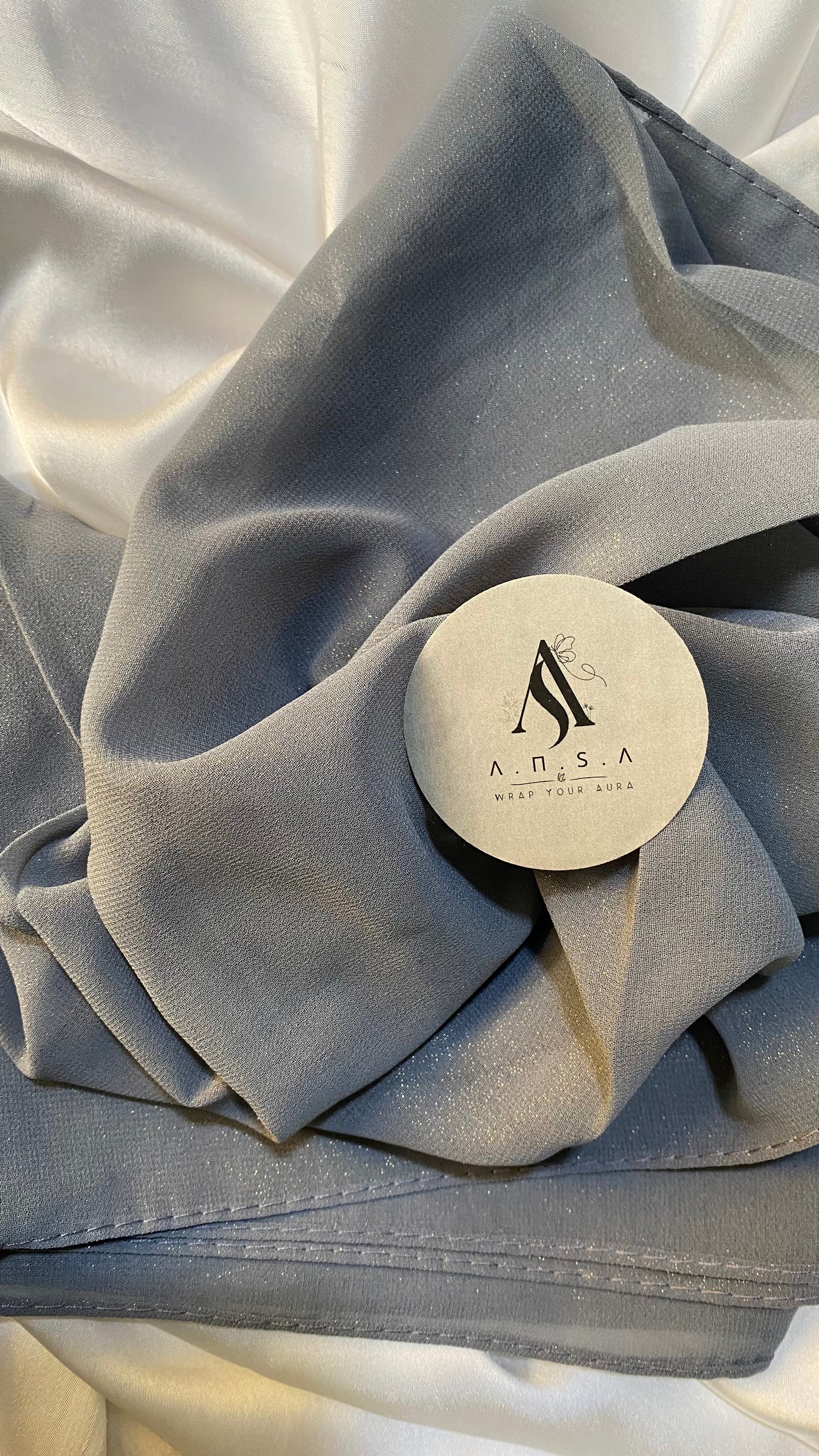 Shimmer Chiffon-Grey