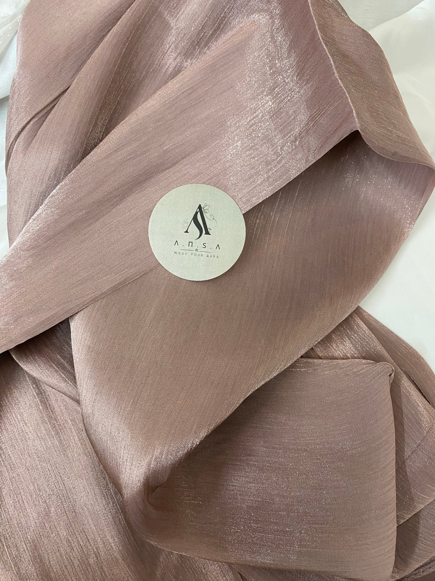 Organza Silk-Light Mauve