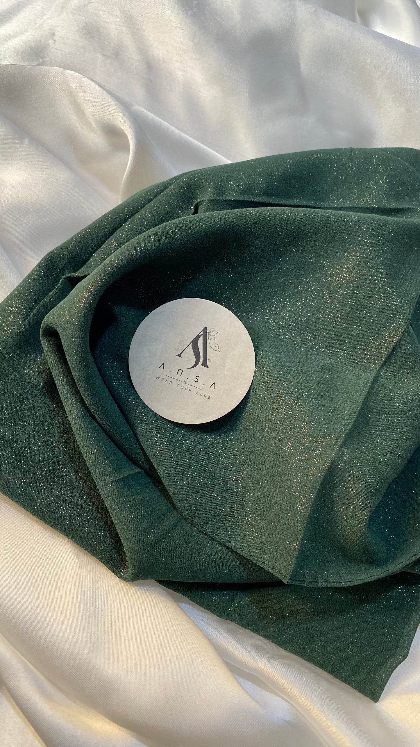 Shimmer Chiffon-Green