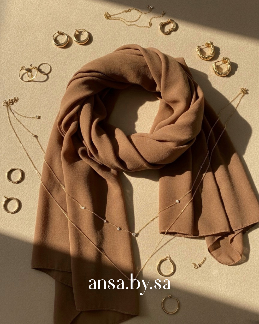 Chiffon georgette-cappuccino