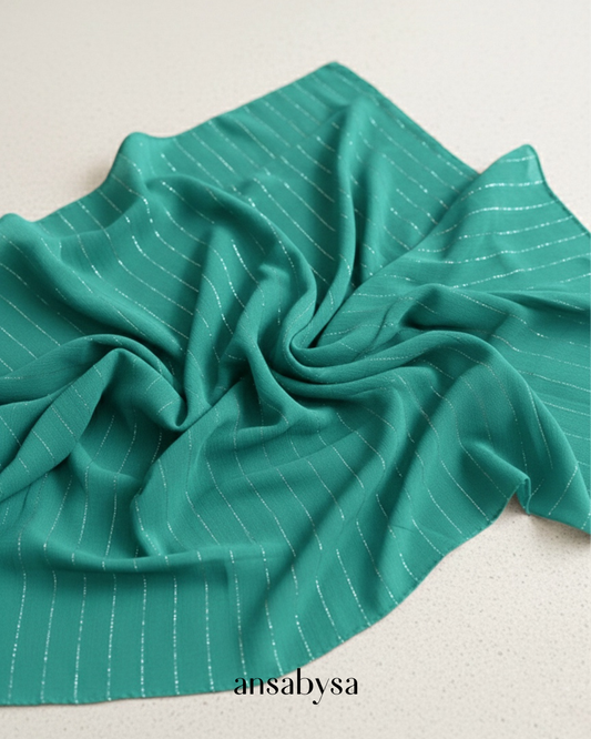 Chiffon lining-SeaFoam
