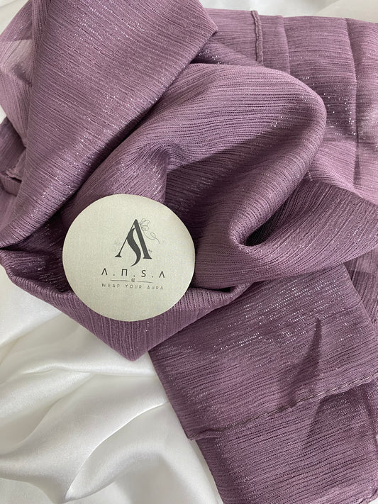 Luxury Zarri Chiffon- Lavender