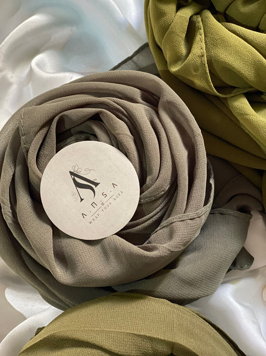 Chiffon Georgette-Sage