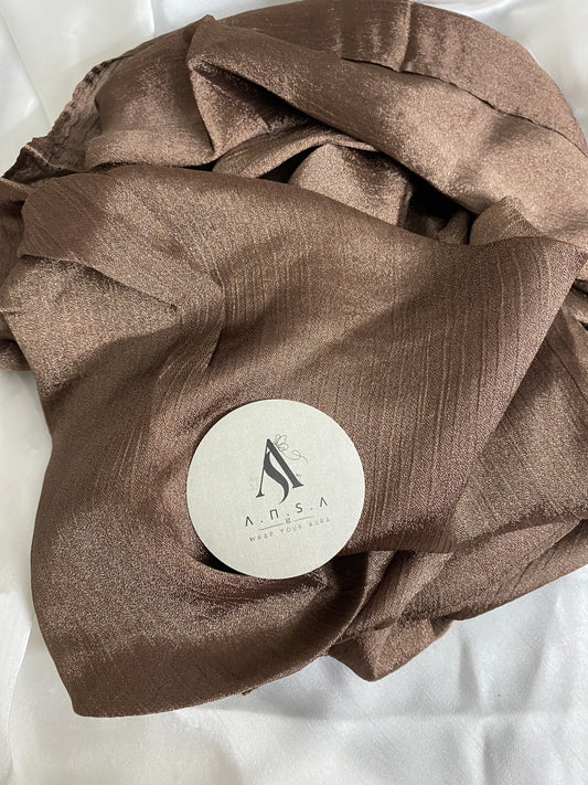 Luxe Crinckle-Maple Brown