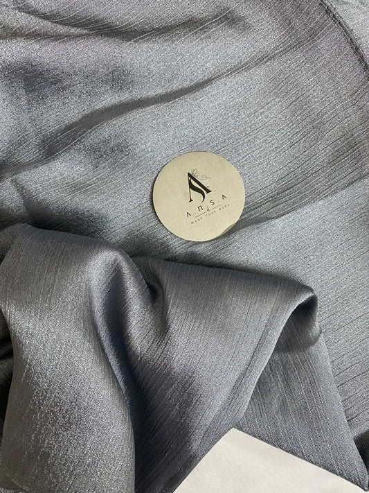 Luxe Crinckle-Metallic Grey