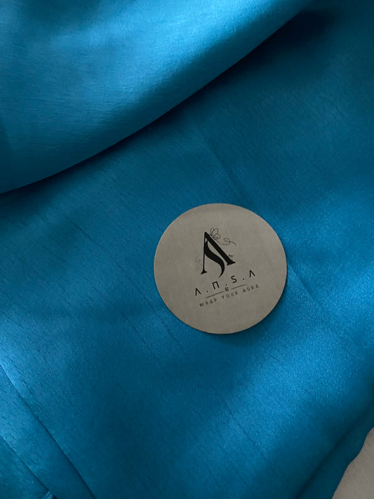 Opulent Silk-Azure Blue