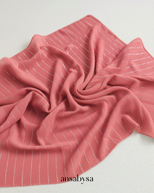 Chiffon Lining-Tea Pink