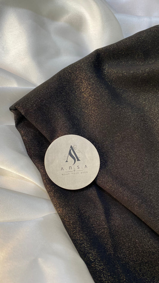 Shimmer Chiffon-Black