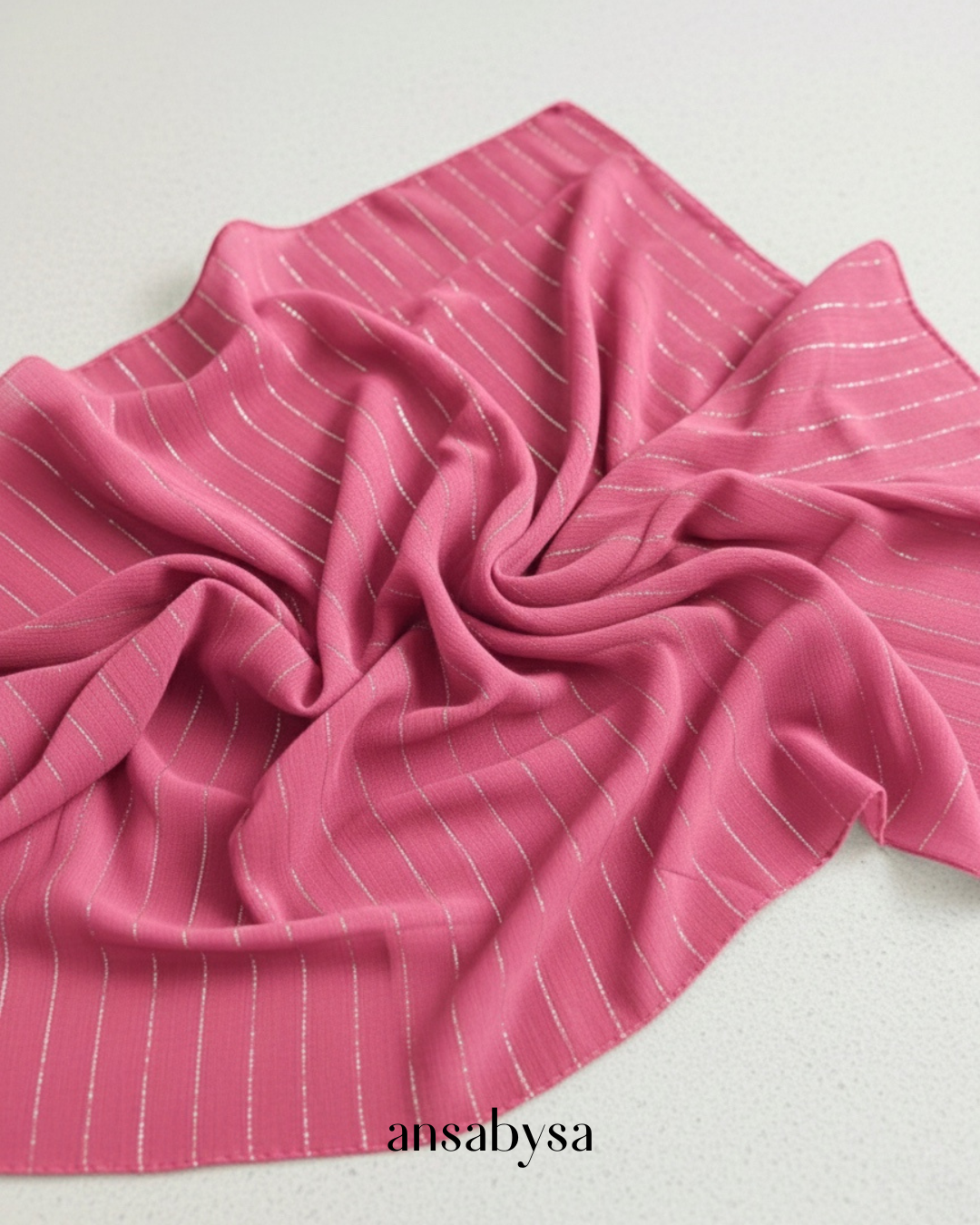 Chiffon lining-Neon Pink