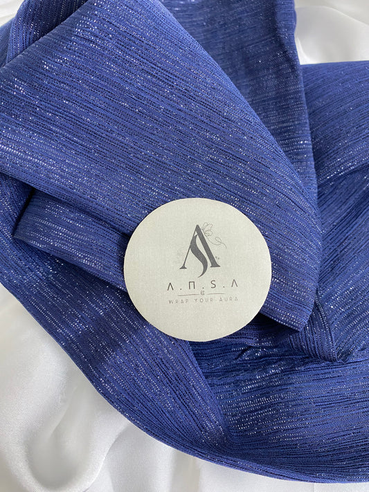 Luxury Zarri Chiffon-Navy Blue