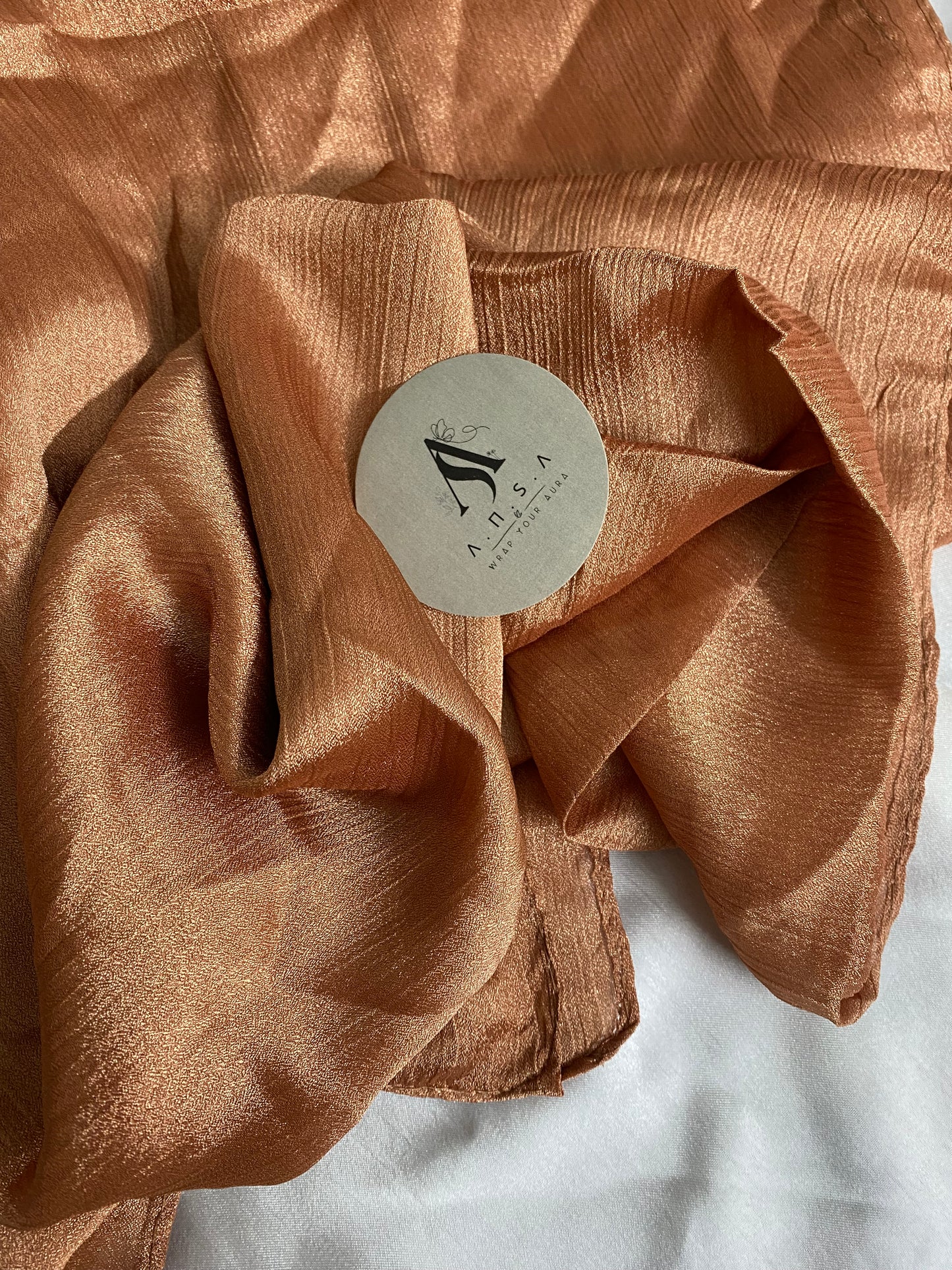 Luxe Crinckle-Copper Bronze