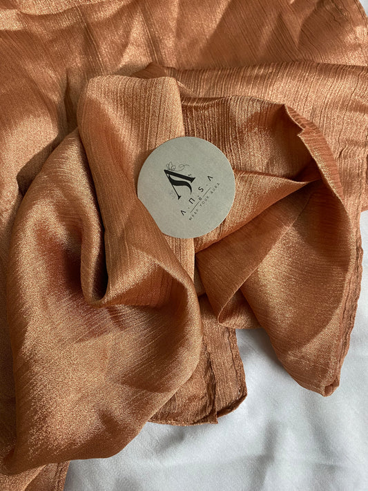 Luxe Crinckle-Copper Bronze