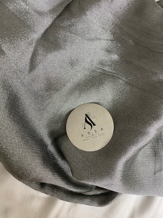 Luxe Crinckle-Metallic Silver