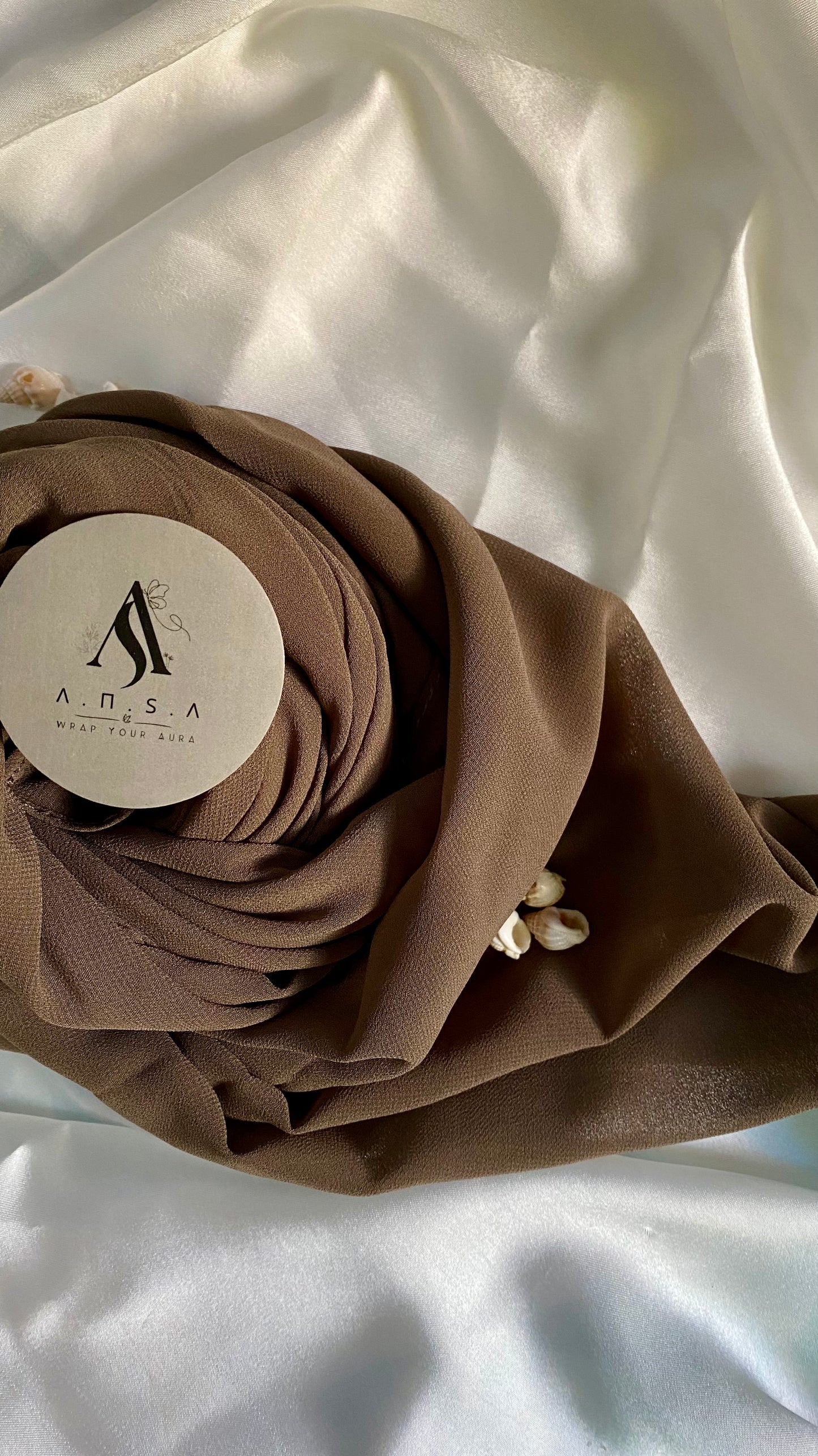 Chiffon Georgette-Mocha