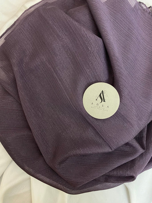 Luxury Zarri Chiffon-Matte purple