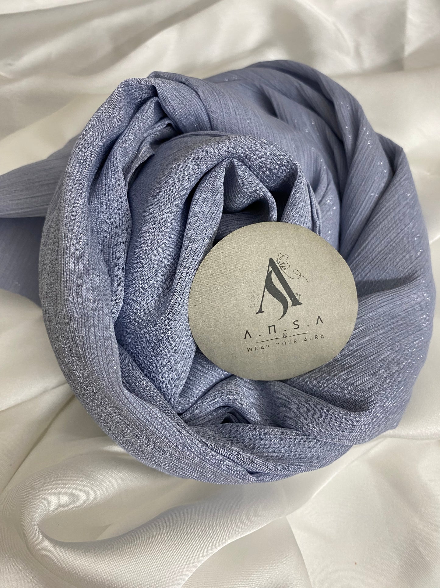 Luxury Zarri Chiffon-Soft Blue