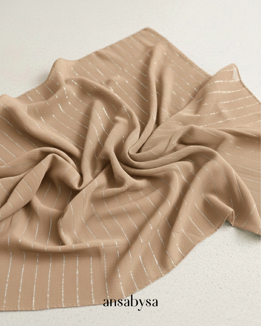 Chiffon Lining-Sandy Beige