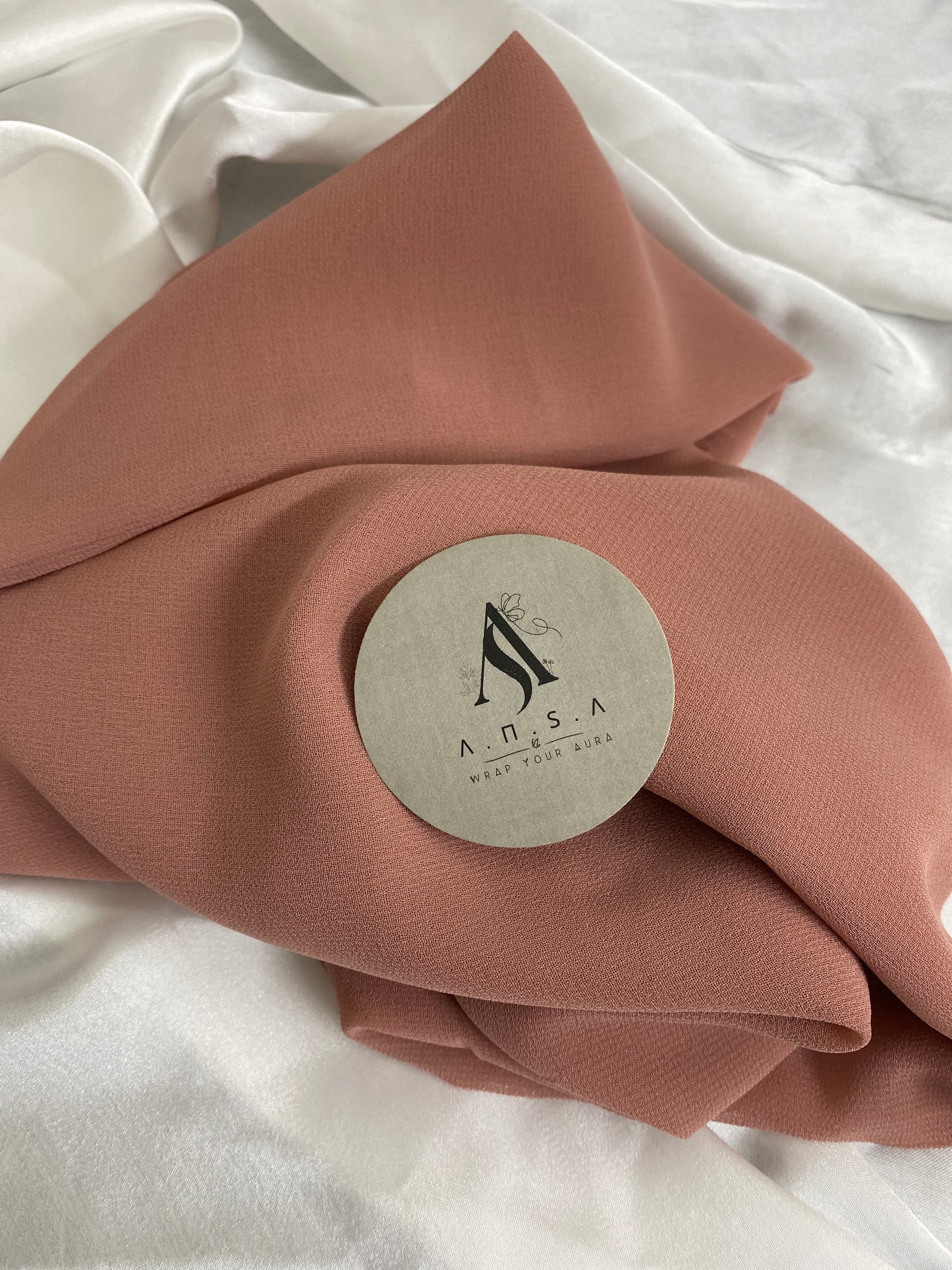 Chiffon Georgette-Light tea pink