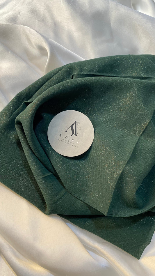 Shimmer Chiffon-Green